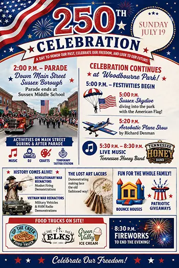 Celebrate 250 Years of our Nation